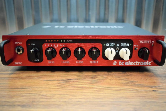 TC Electronic BH800 800 Watt Compact Bass Amplifier Head & Tuner