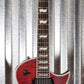 ESP LTD EC-401 Quilt Maple See Thru Black Cherry Satin Guitar LEC401QMSTBCS #2342 Used