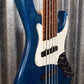 Sadowsky MetroLine 24 Fret Vintage JJ 5 String Jazz Bass Blue Transparent Alder & Bag #9020