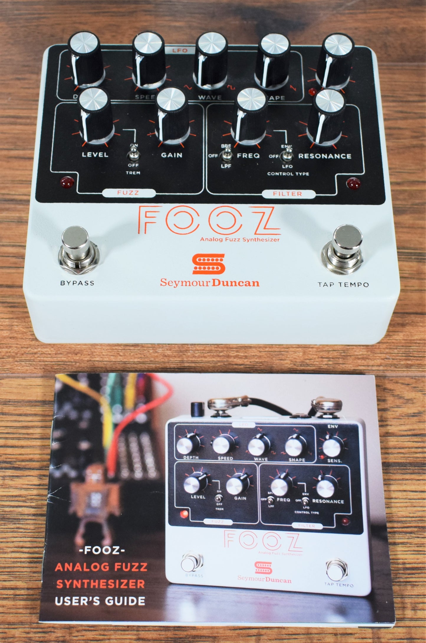 Seymour Duncan FOOZ Analog Fuzz Synth Guitar Effect Pedal Used