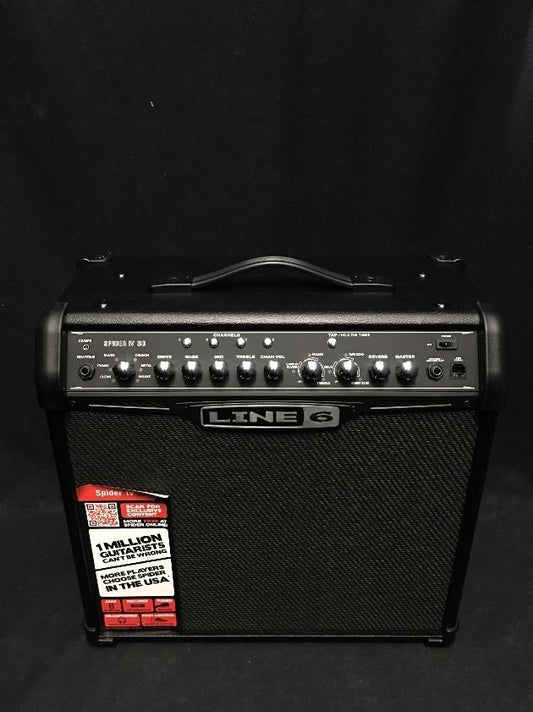 Line 6 Spider IV 30 1x12 30 Watt Combo Amplifier for Electric Guitar #2008 *