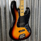 G&L Tribute JB 4 String Jazz Bass 3 Tone Sunburst #4702