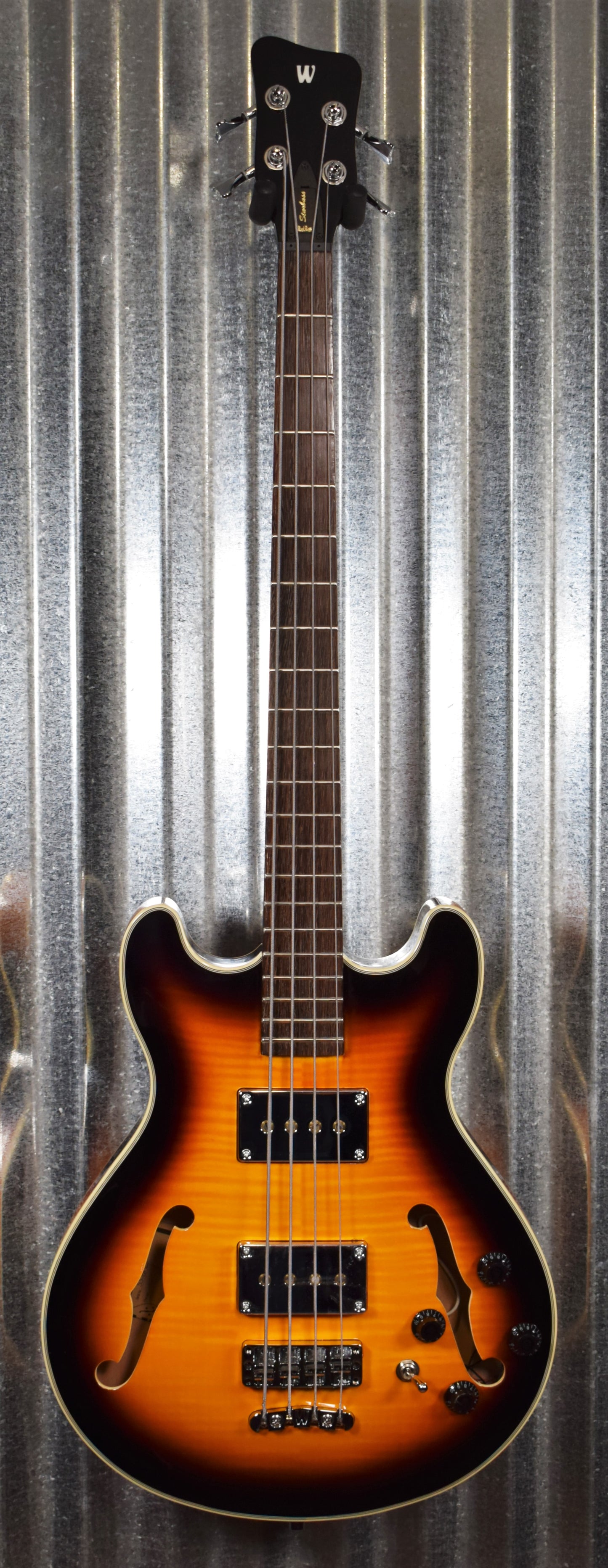 Warwick Rockbass Star Bass Vintage Sunburst 4 String Bass & Bag #8218