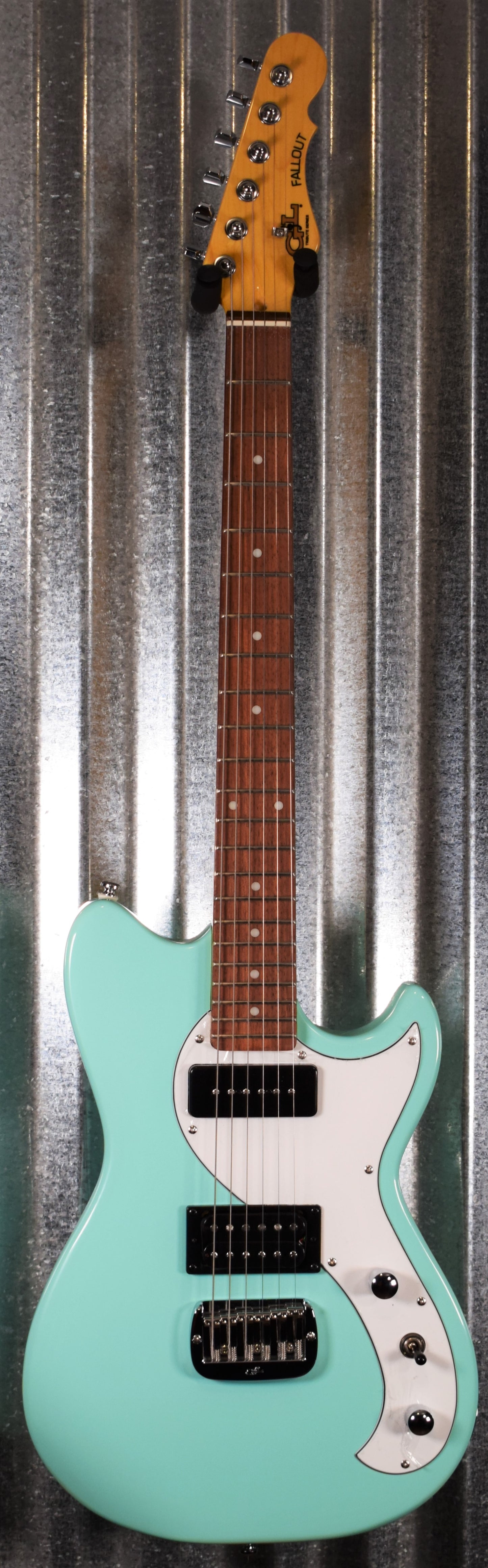 G&L Tribute Fallout Seafoam Green Guitar #9124 Demo