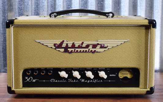 Ashdown Engineering 20th Anniversary Ltd Ed CTM-30 Tweed 30 Watt All Tube Bass Head Amplifier Demo