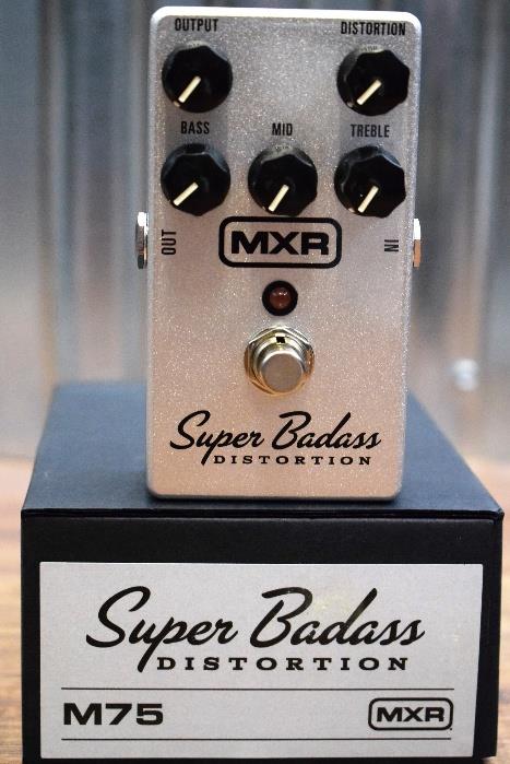 Dunlop MXR M75 Super Badass Distortion Guitar Effect Pedal Demo