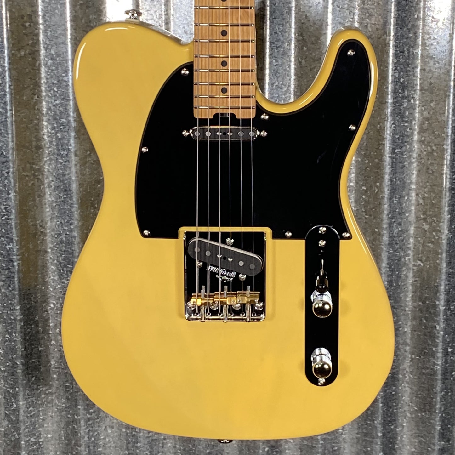 Musi Virgo Classic Telecaster Empire Yellow Guitar #0392 Used