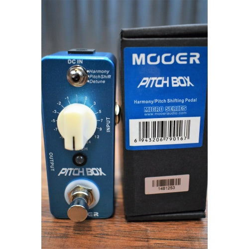 Mooer Audio Pitch Box Harmony Pitch Shifting Guitar Effect Pedal
