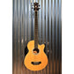Washburn AB5K 4 String Acoustic Electric Bass Natural & Gig Bag #0554
