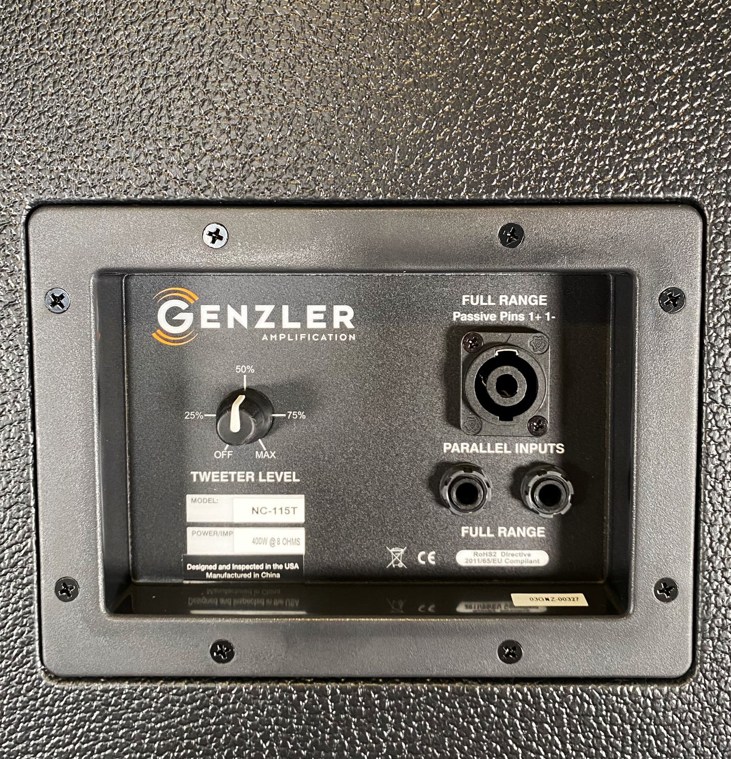 Genzler NC-115T NU CLASSIC 115T 1x15 & Tweeter 400 Watt 8 Ohm Bass Amplifier Speaker Cabinet Demo