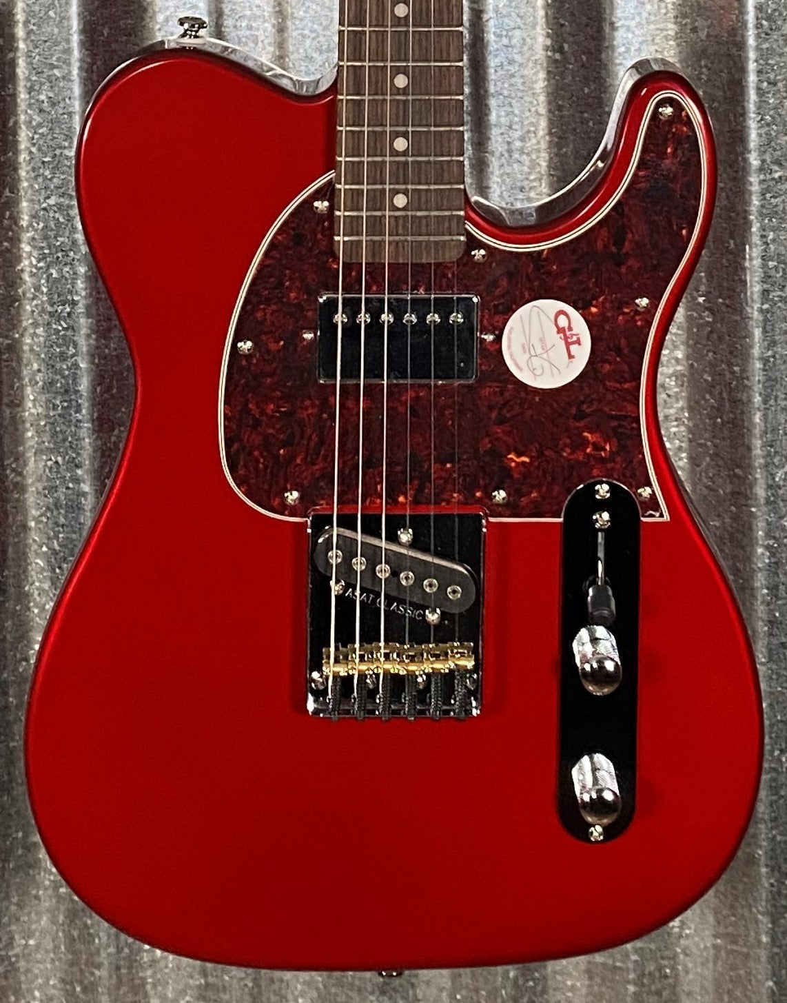 G&L Tribute ASAT Classic Bluesboy Candy Apple Red Guitar #9444