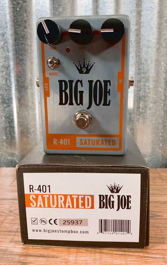 Big Joe Stomp Box Company Analog Saturated R-401 Raw Series Distortion Guitar Effects Pedal