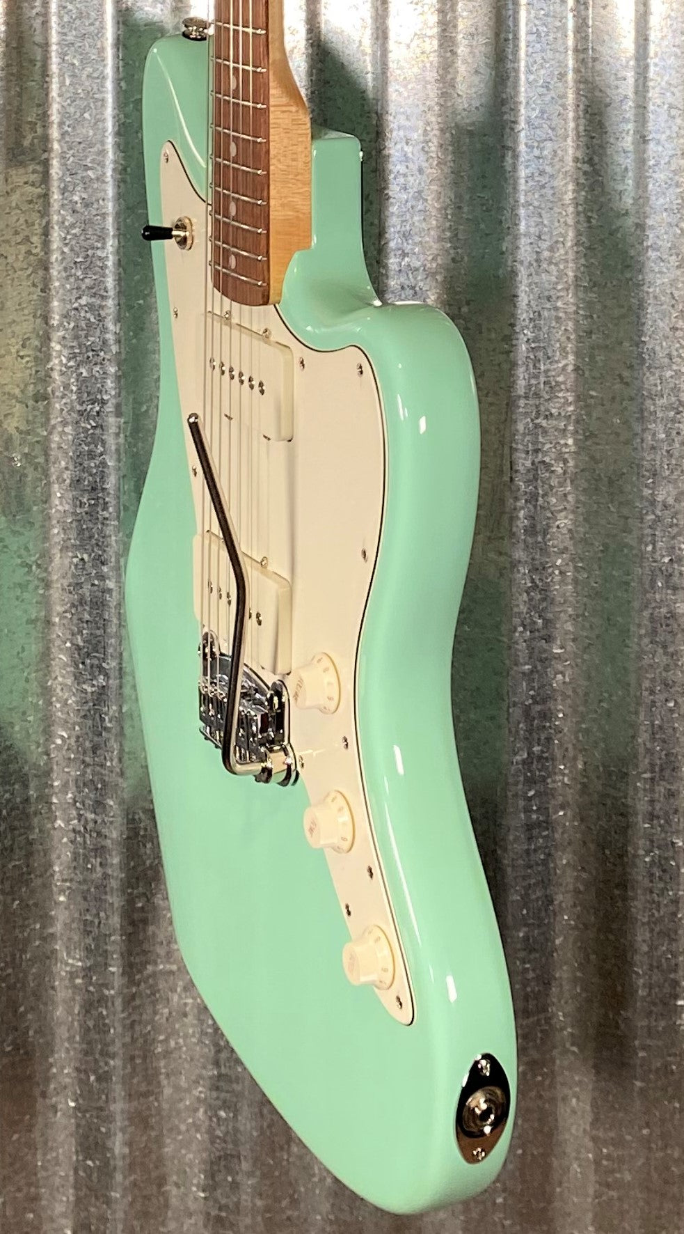 G&L USA Fullerton Deluxe Doheny Surf Green Guitar & Bag #4043