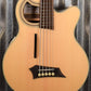 Warwick Rockbass Alien Deluxe Thinline 5 String Acoustic Electric Natural Bass & Bag #6120