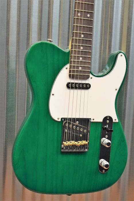 G&L Guitars USA ASAT Classic Clear Forest Green Electric Guitar & Case 2016 #7413