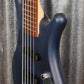 Warwick RockBass Corvette Basic Active 5 String Bass Ocean Blue & Bag #3620