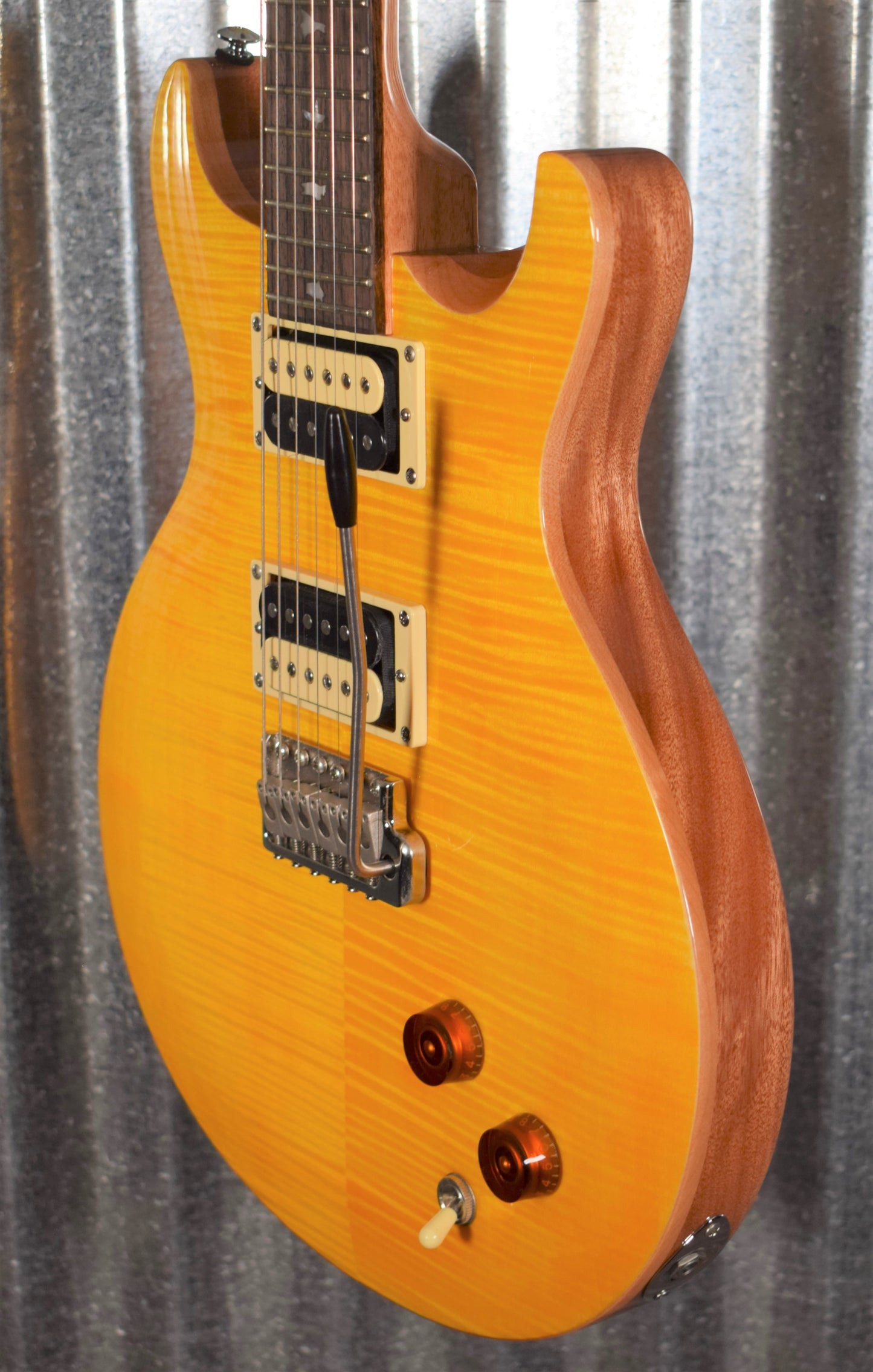 PRS Paul Reed Smith SE Santana Yellow Guitar & Bag #7661