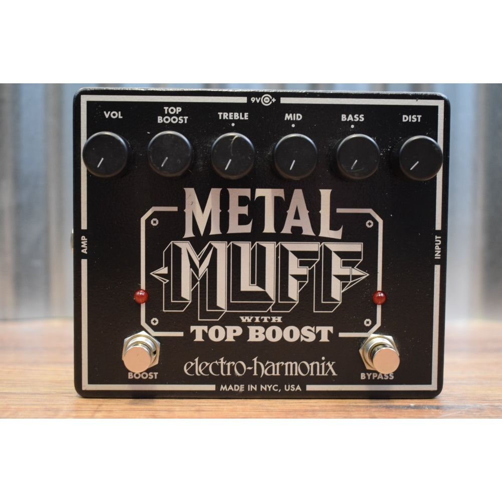 Electro-Harmonix EHX Metal Muff with Top Boost Guitar Effect Pedal Used