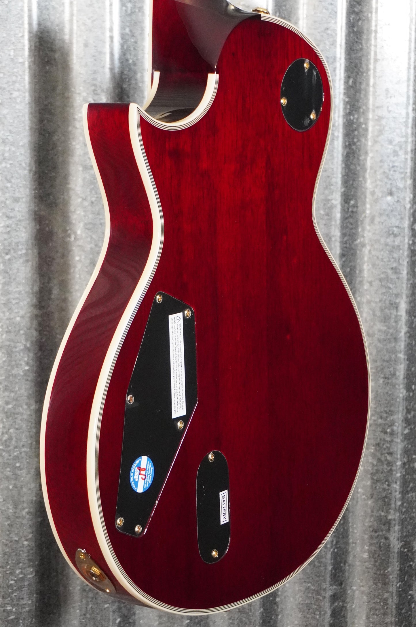 ESP LTD EC-1000T CTM See Thru Black Cherry Guitar & Case LEC1000TCTMFMSTBC #1728