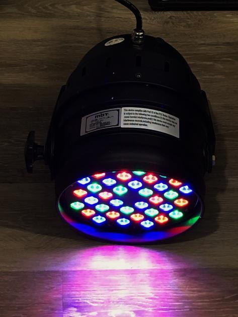 MBT Lighting LEDPAR64PRO SRL-6057-SB Multi Color Stage Light #0905 *