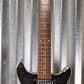 Hamer Archtop Flame Trans Black Double Cut Guitar SATF-TBK #0929 B Stock