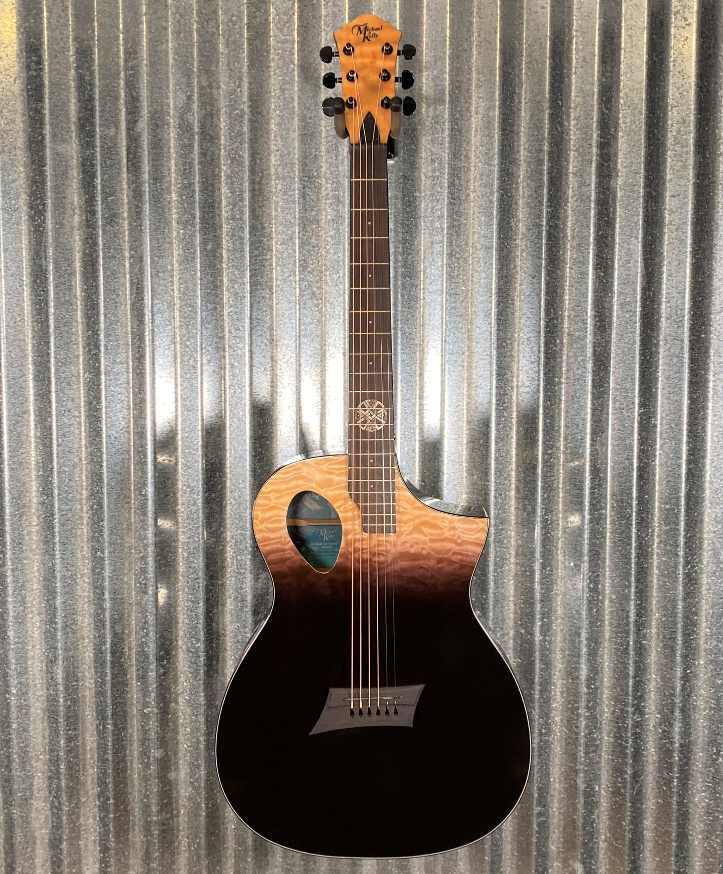 Michael Kelly MKFPQPESFX Forte Port X Partial Eclipse Acoustic Electric Guitar #3441