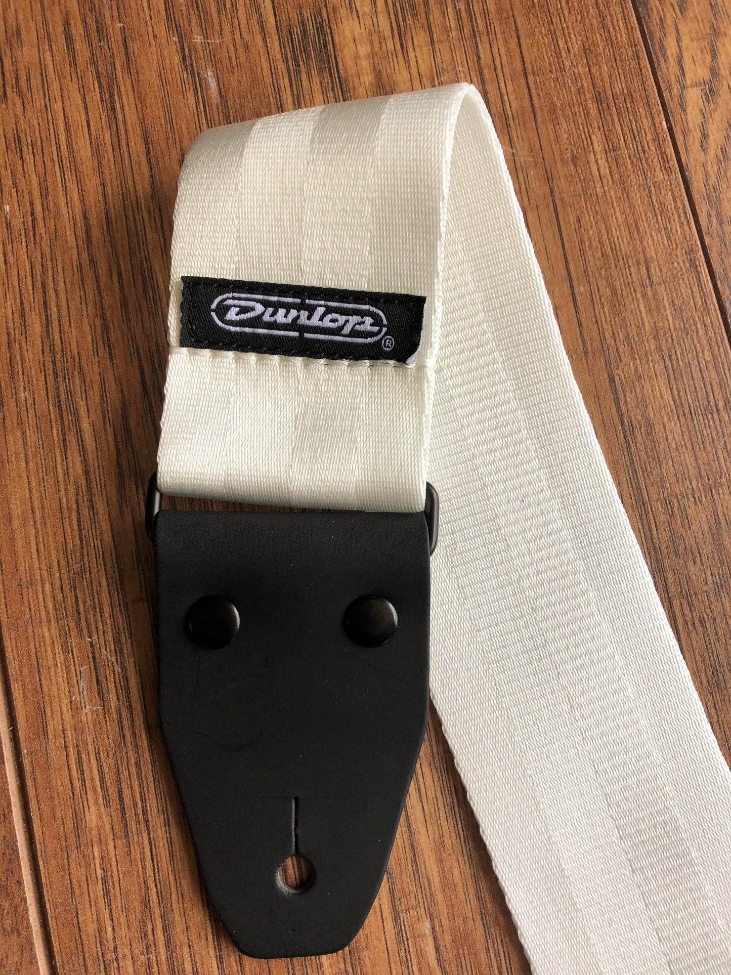 Dunlop DST7001WH Deluxe Seatbelt Guitar & Bass Strap White