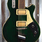 Supro 1296BG Silverwood Trans British Racing Green Guitar & Bag Demo #0567