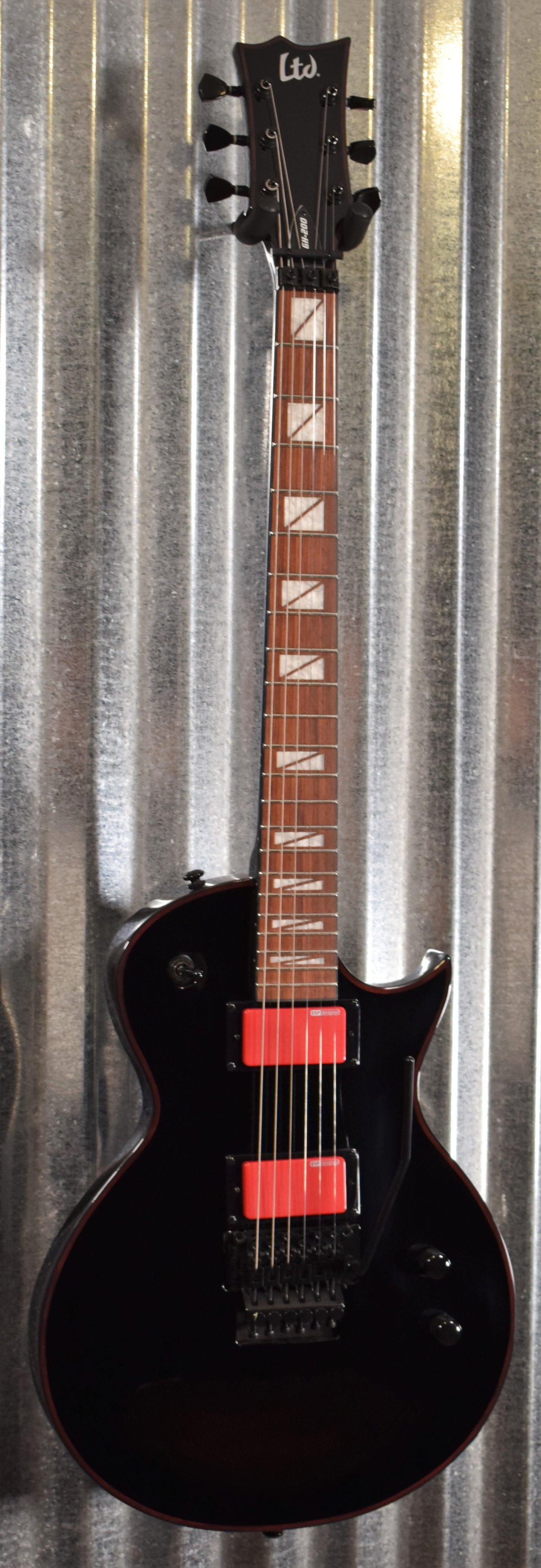 ESP LTD GH-200 Gary Holt Signature Gloss Black Guitar LGH200BLK #1475 B Stock