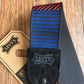 Levy's MP2TC-001 2" Adjustable Print Poly Guitar & Bass Strap Black Red Blue