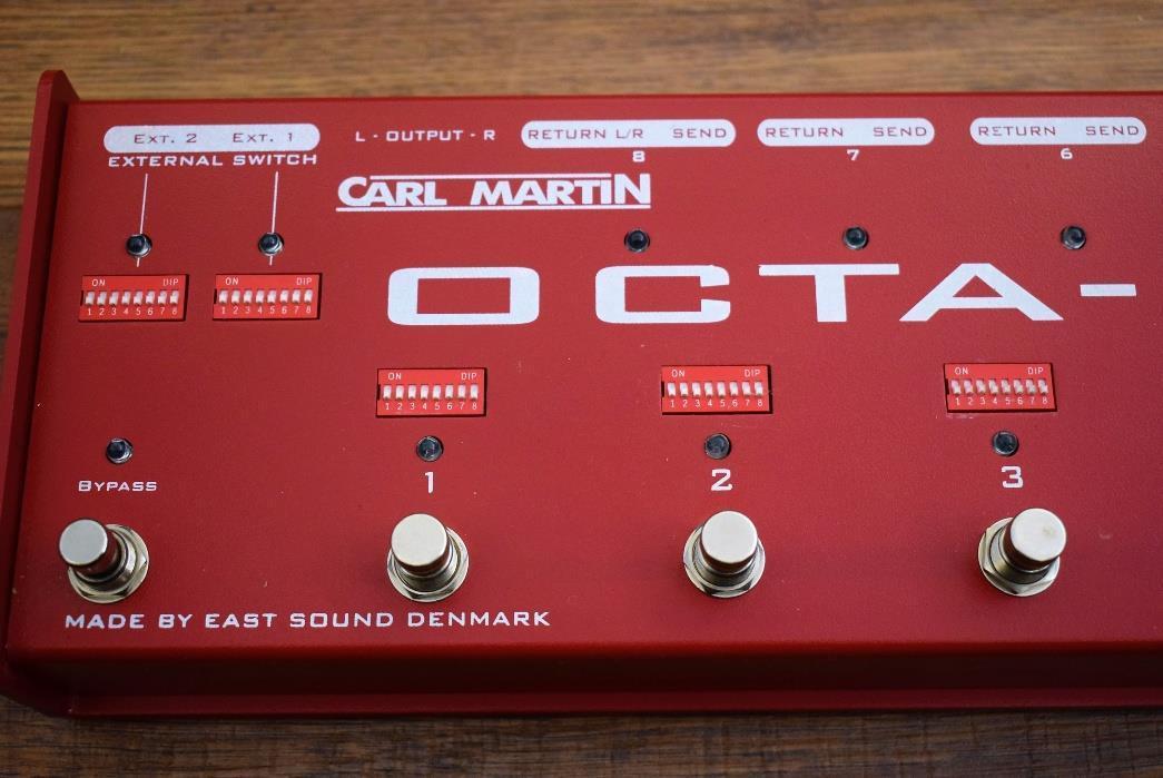 Carl Martin Octa-Swtich MK II Guitar Effect Pedalboard Pedal Switcher