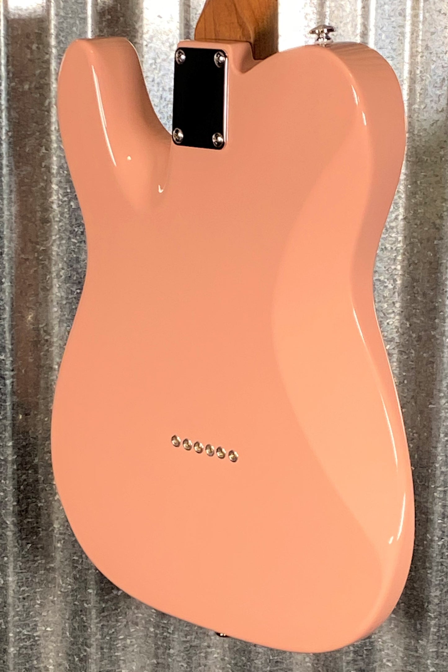 Musi Virgo Classic Telecaster Shell Pink Guitar #5044 Used