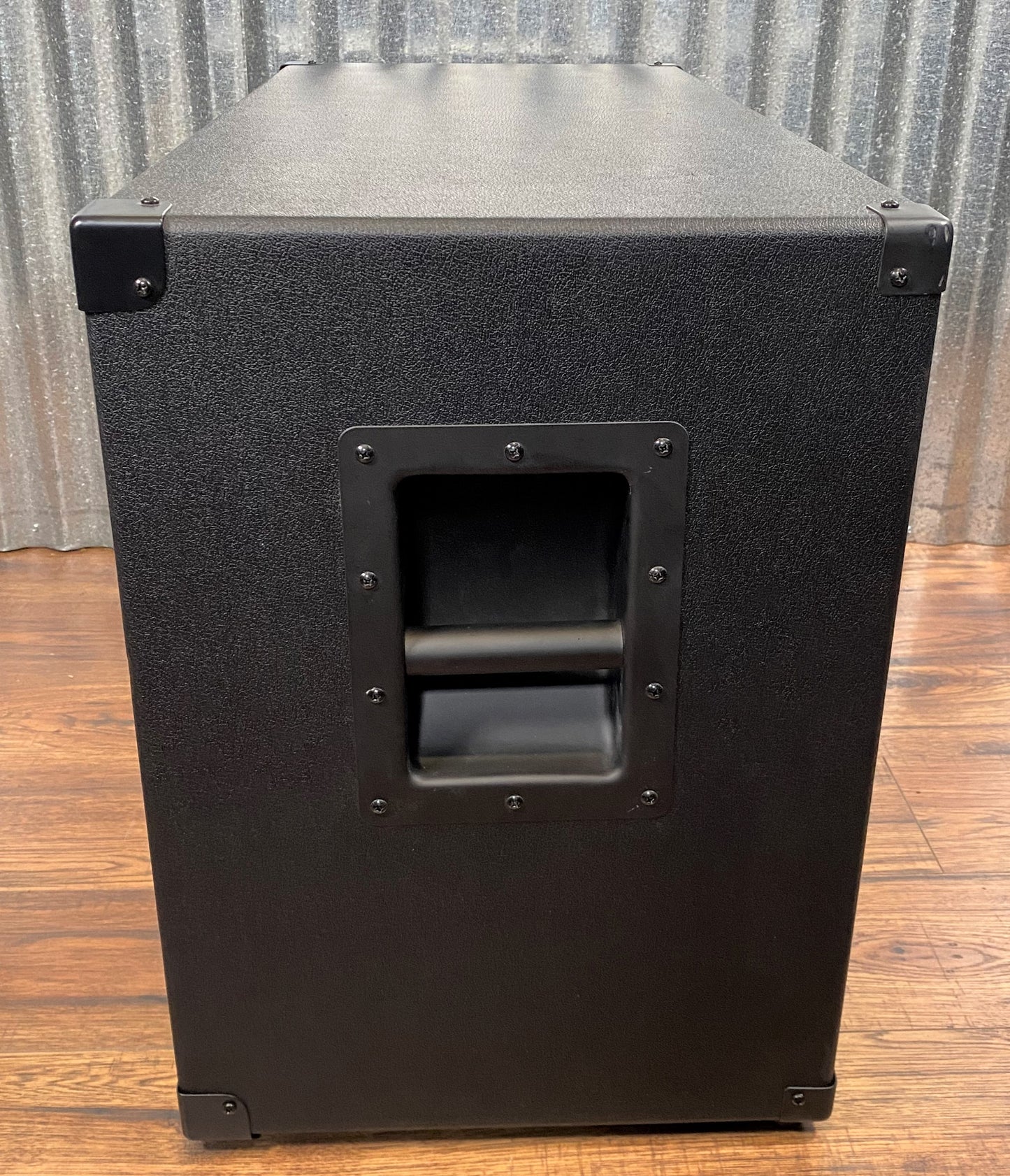 Seismic Audio Contemporary Empty 2x12" Guitar Amplifier Speaker Cabinet Black/Wheat Used