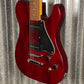 G&L Tribute ASAT JR II Transparent Red Guitar Junior 2 Blem #7056