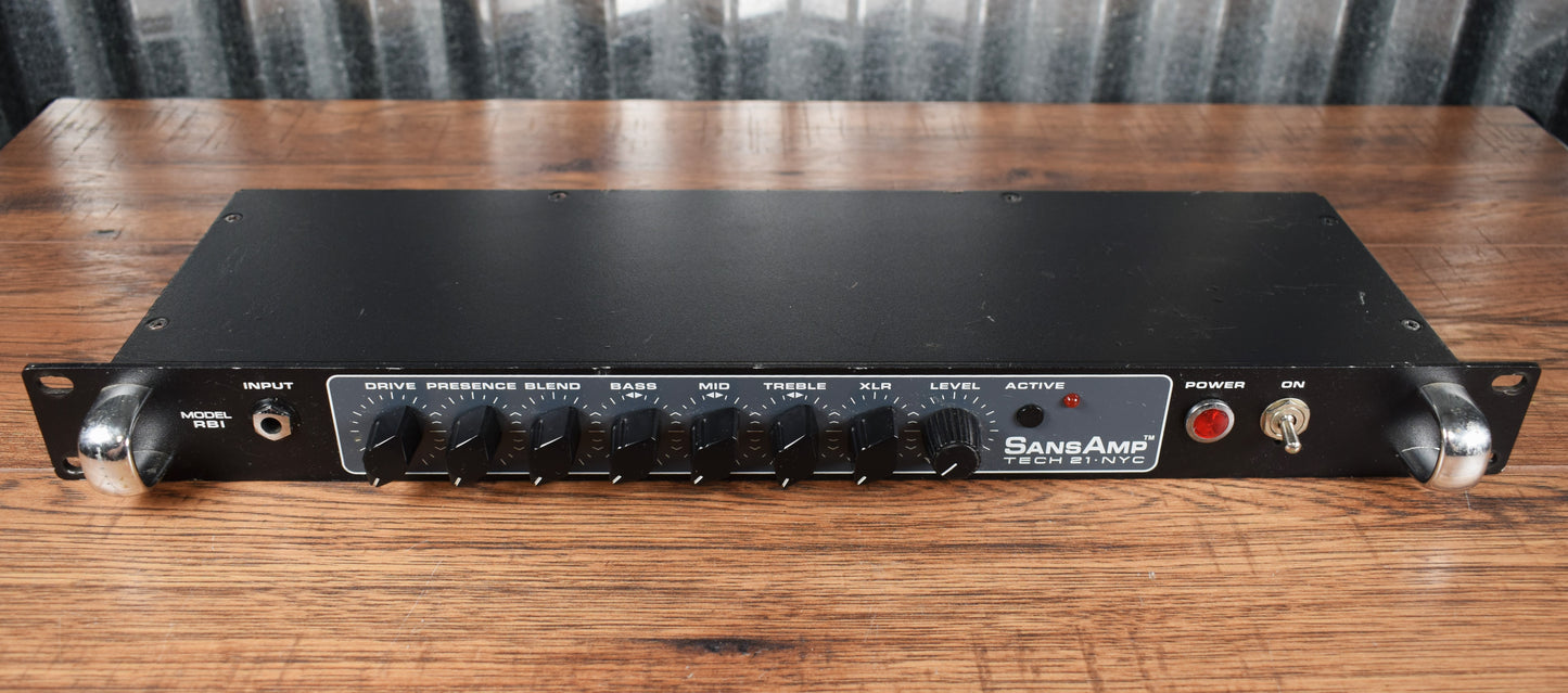 Tech 21 RBI Sansamp Rackmount Bass Preamp Used