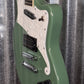 D'Angelico Premier Bedford Offset Stop Bar Army Green Guitar & Bag #2374