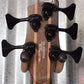 Cort Artisan B5 Plus AS RM 5 String Bass Roasted Neck Open Pore Trans Black #7618