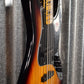 G&L Guitars Tribute JB 4 String Jazz Bass 3 Tone Sunburst Demo #7959