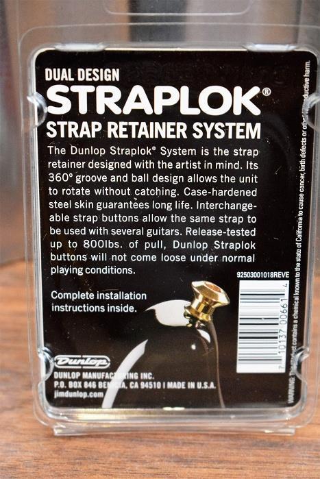 Dunlop Straplok SLS1031N Dual Design Strap Lock Nickel Straplock Retainer
