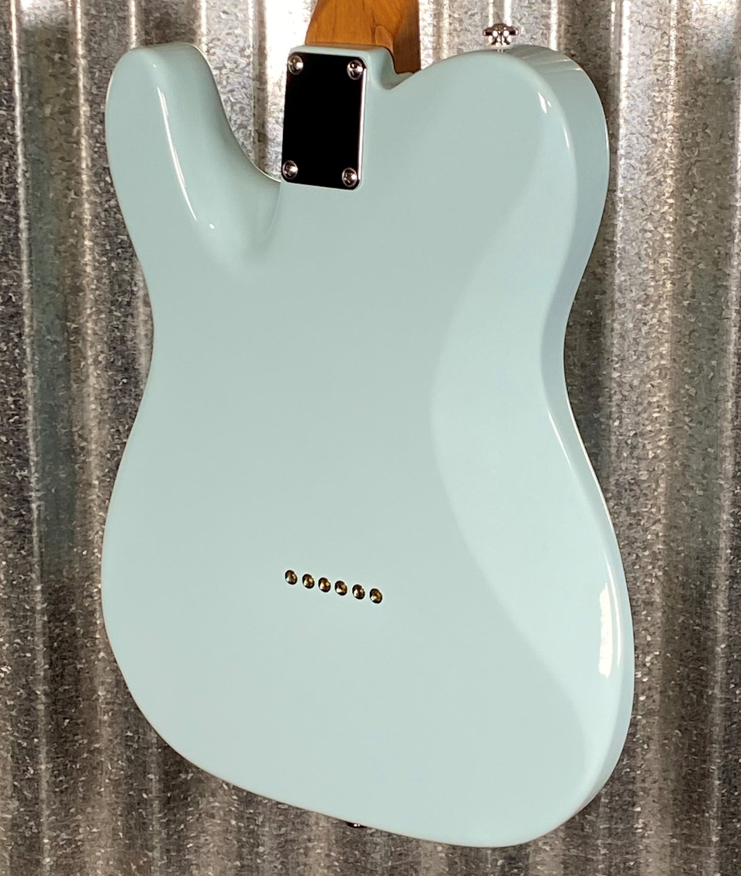 Musi Virgo Classic Telecaster Baby Blue Guitar #0690 Used