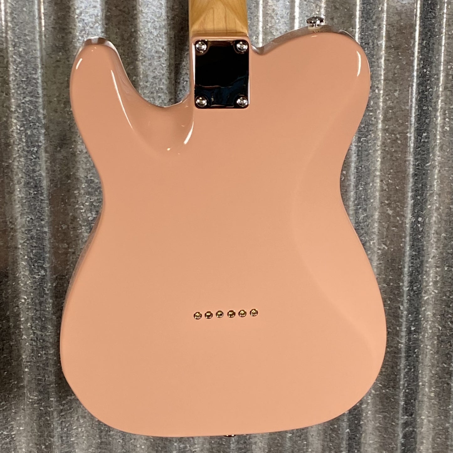 Musi Virgo Classic Telecaster Shell Pink Guitar #0268 Used