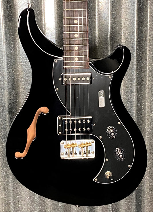 PRS Paul Reed Smith USA S2 Vela Semi Hollow Black Guitar & Bag #4294 Demo