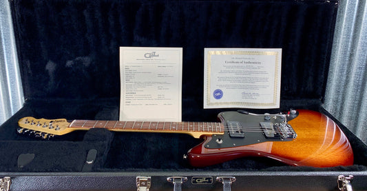G&L USA CLF Research Doheny V12 Old School Tobacco Sunburst Guitar & Case #0193
