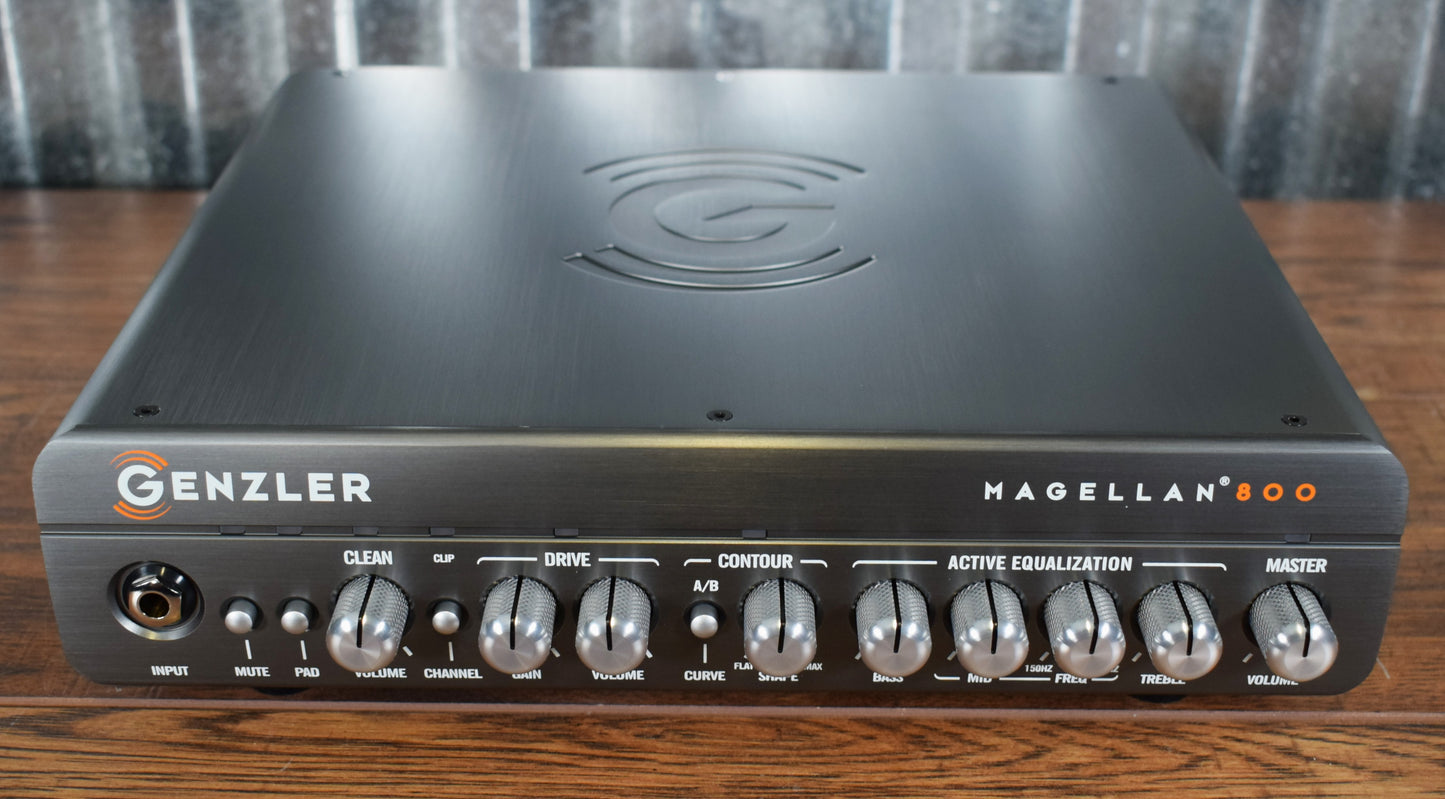 Genzler MG-800 Magellan 800 Watt 2 Channel Bass Amplifier Head