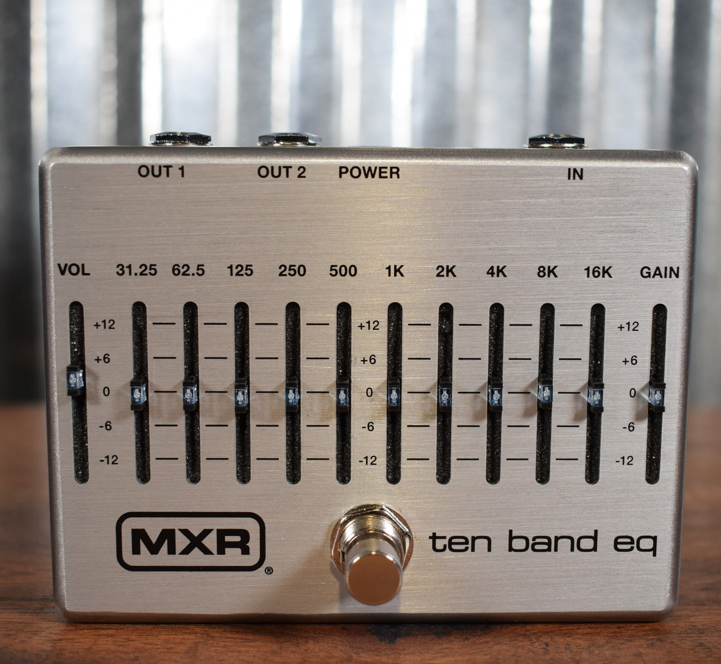 Dunlop MXR M108S 10 Band Graphic Equalizer & Power Supply Guitar EQ Effect Pedal Used