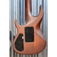 Washburn Parallaxe S29-7FR Dark Swamp Ash 7 String Carved Top 29 Fret Guitar #0205