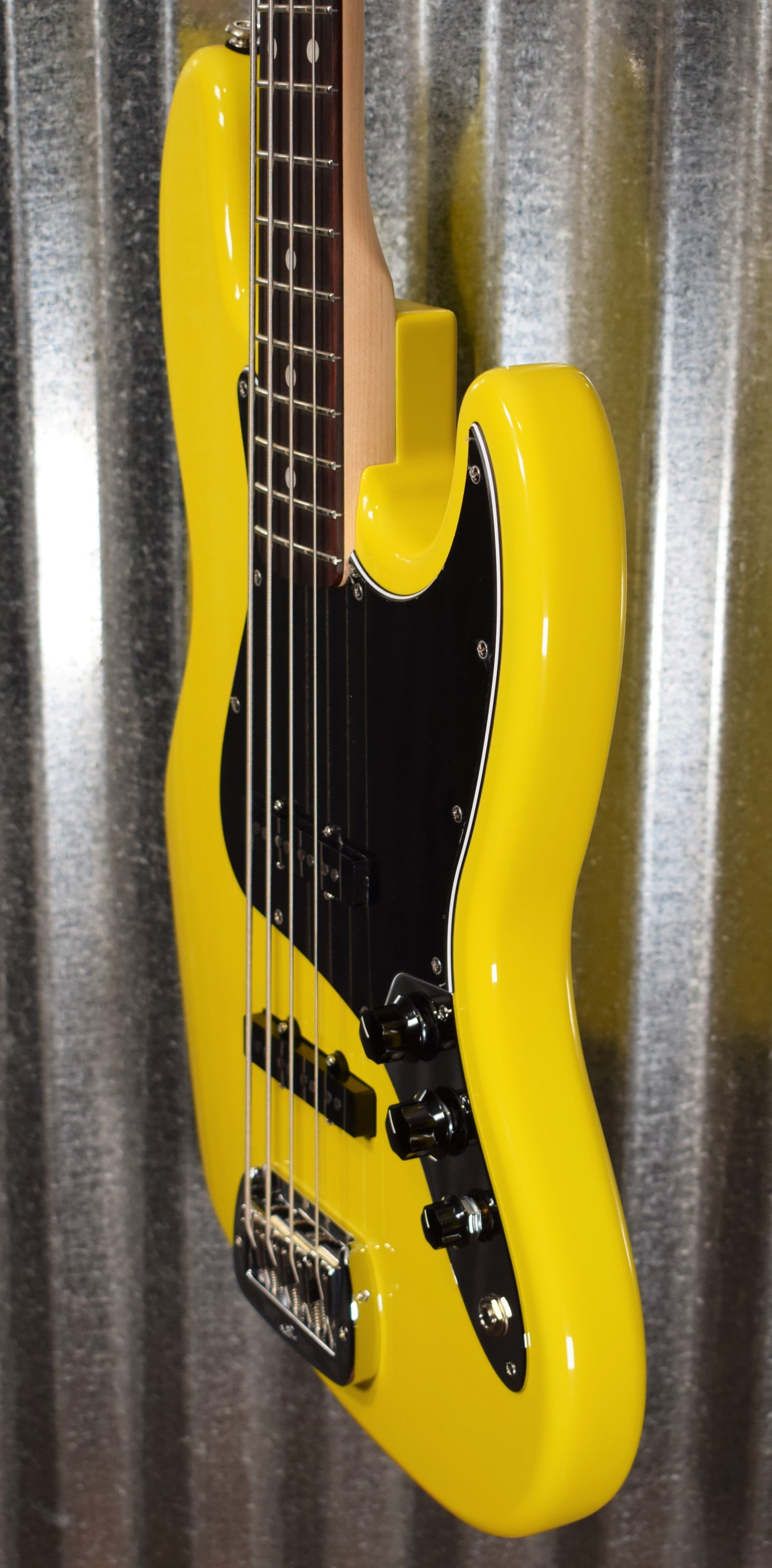 G&L USA Fullerton Custom JB Yellow Fever 4 String Jazz Bass & Case #1065