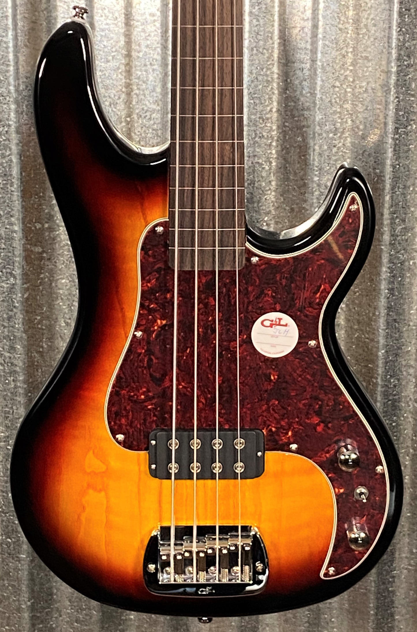 G&L Tribute Kiloton Fretless 4 String Bass 3 Tone Sunburst #6462