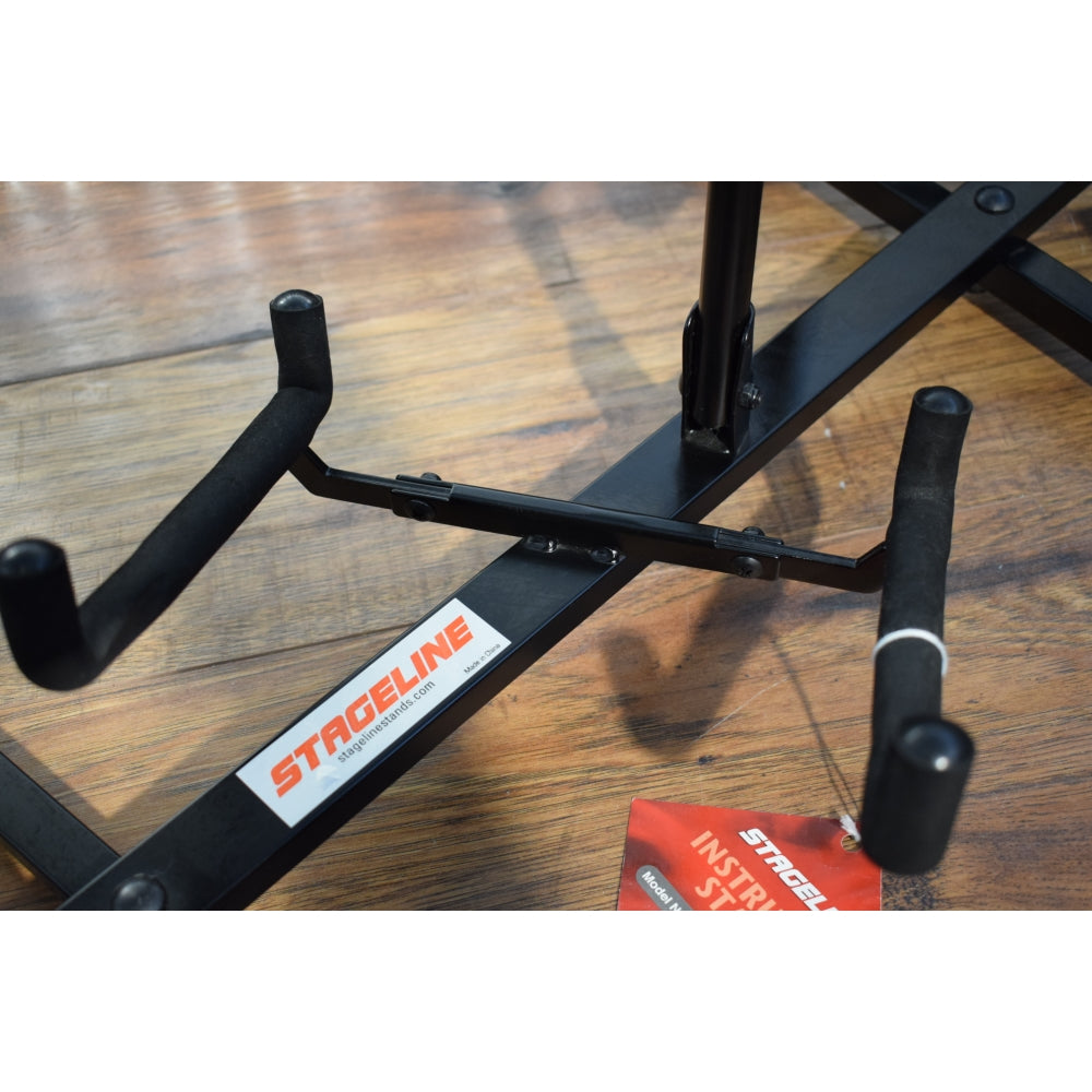 Stageline GS5R 5 In Line Floor Electric, Acoustic or Bass Guitar Stand