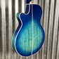 Takamine TSP178AC SBB Thinline Acoustic Electric Flame Blue Burst & Case Japan #0447 Used